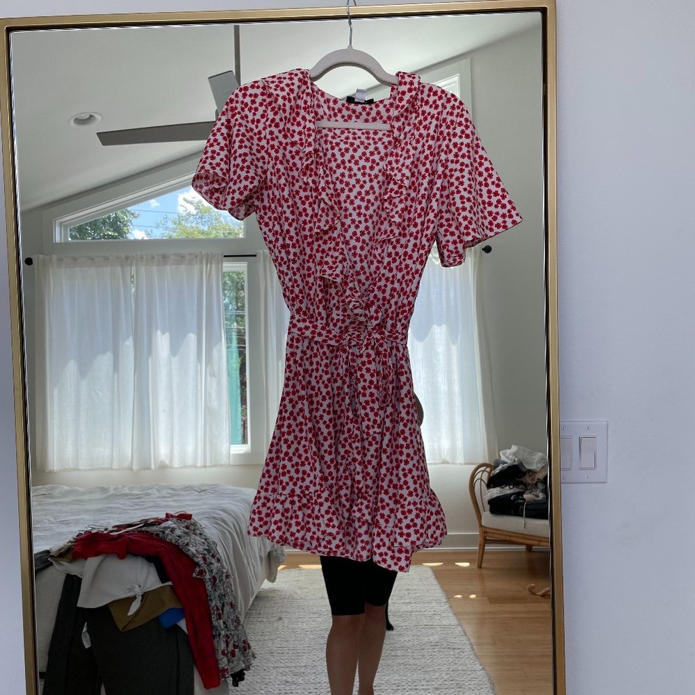 Top Shop Floral Wrap Dress